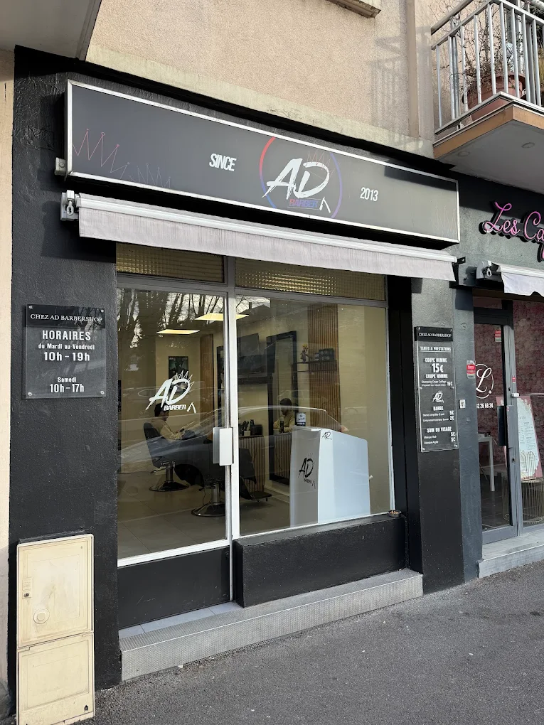 Extérieur du salon AD BARBER
